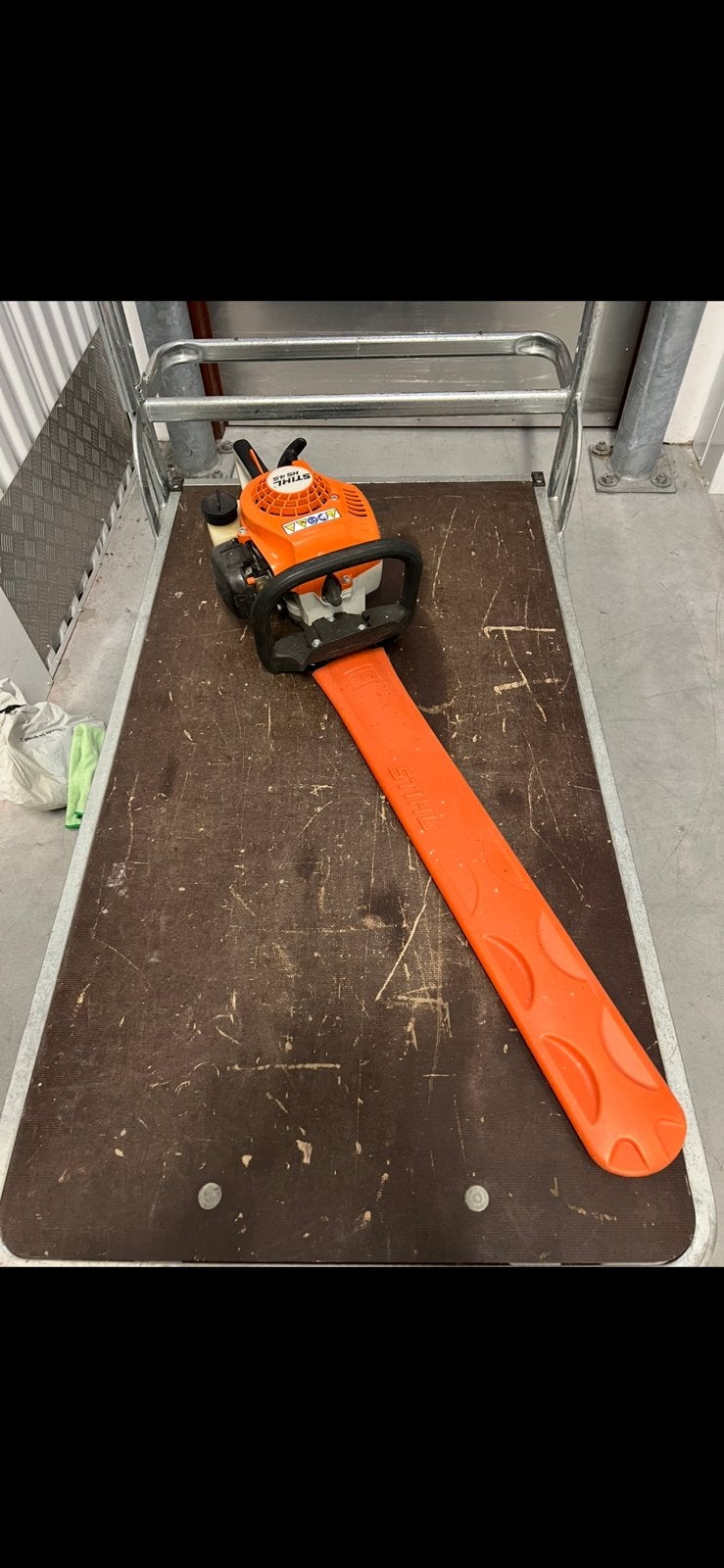 Stihl heggeschaar, Ophalen, Gebruikt