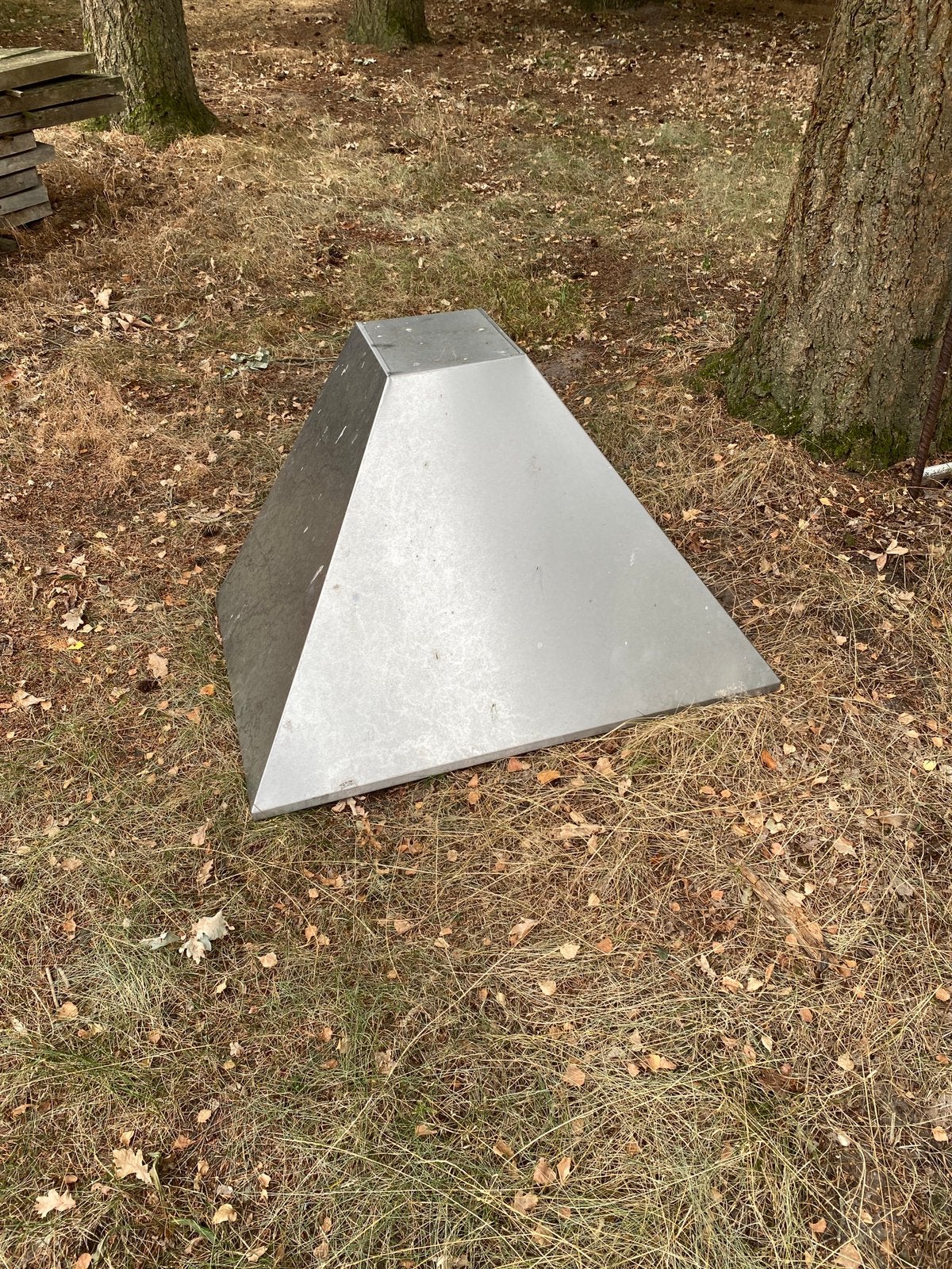 Rvs afzuigkap behuizing, Ophalen, Zo goed als nieuw, Overige metalen