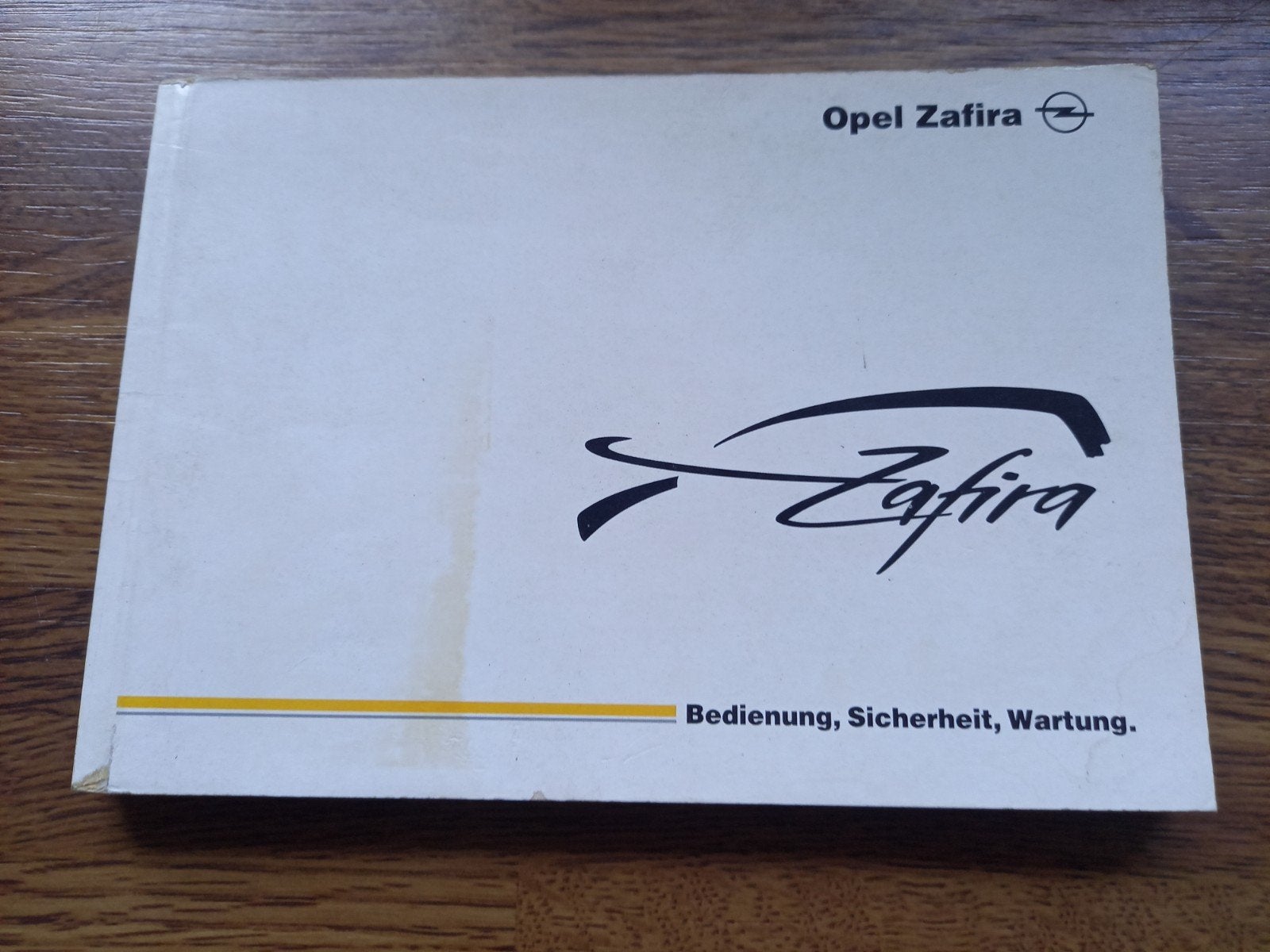 Handleiding Opel Zafira A 1999 D, Ophalen of Verzenden