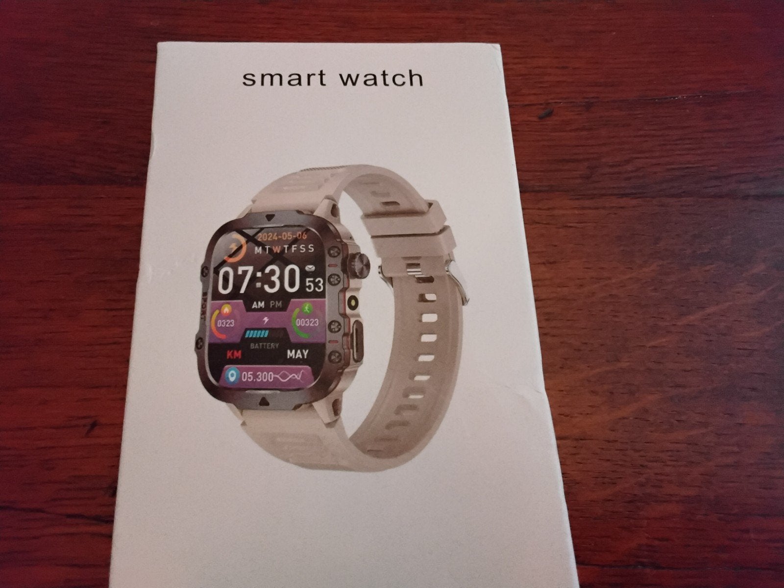 Smart watch, HryFine, Zwart, Nieuw, Ophalen of Verzenden