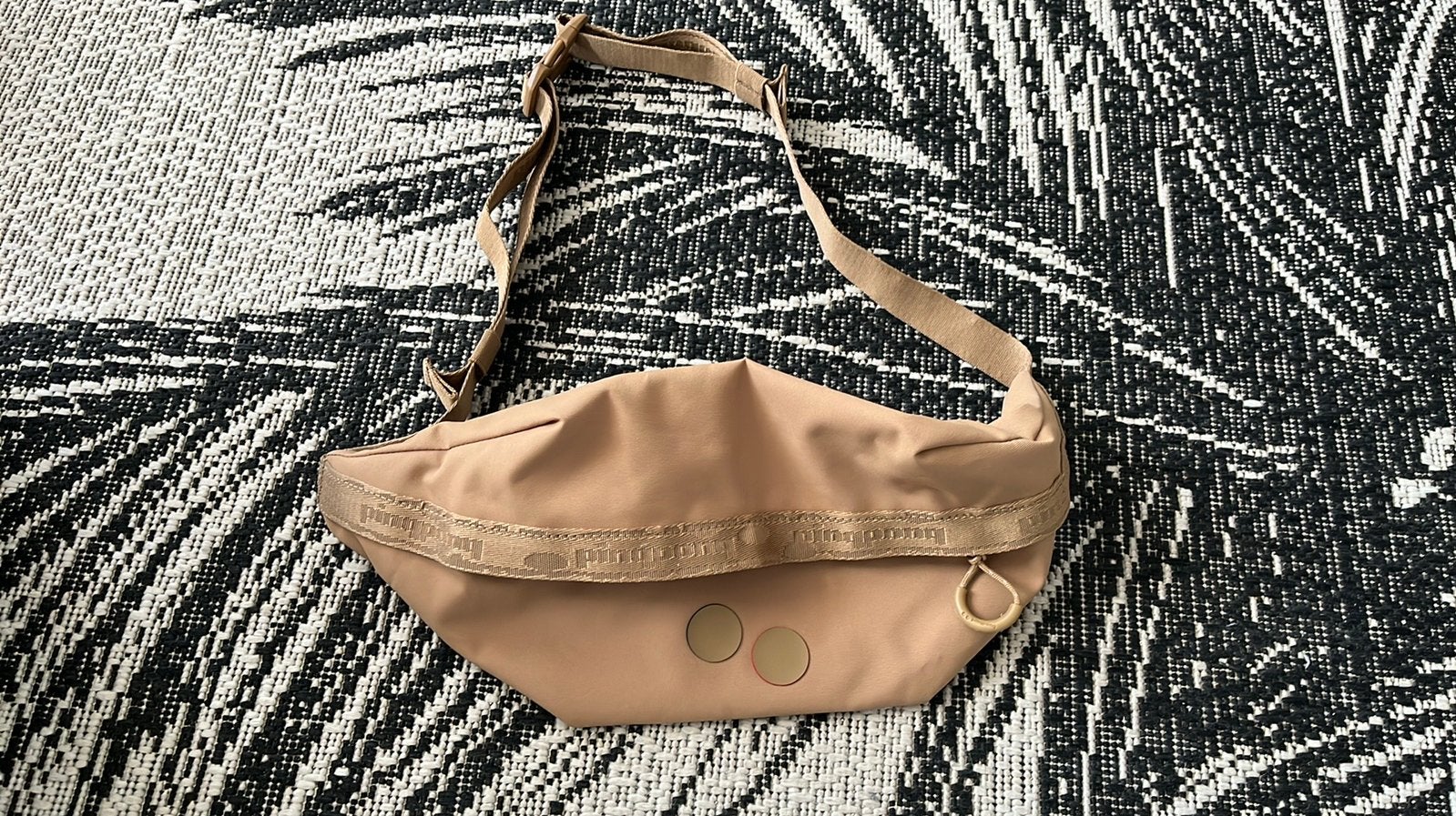 Heuptas van Pinponq te koop, Ophalen of Verzenden, Zo goed als nieuw, Beige, Schoudertasje