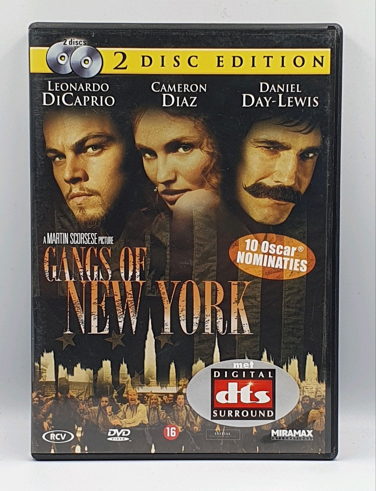 Te koop: Gangs of New York - 2 Disc Edition DVD, Cd's en Dvd's, Dvd's | Actie, Engels, Vanaf 16 jaar, Nederlands, Inclusief doosje