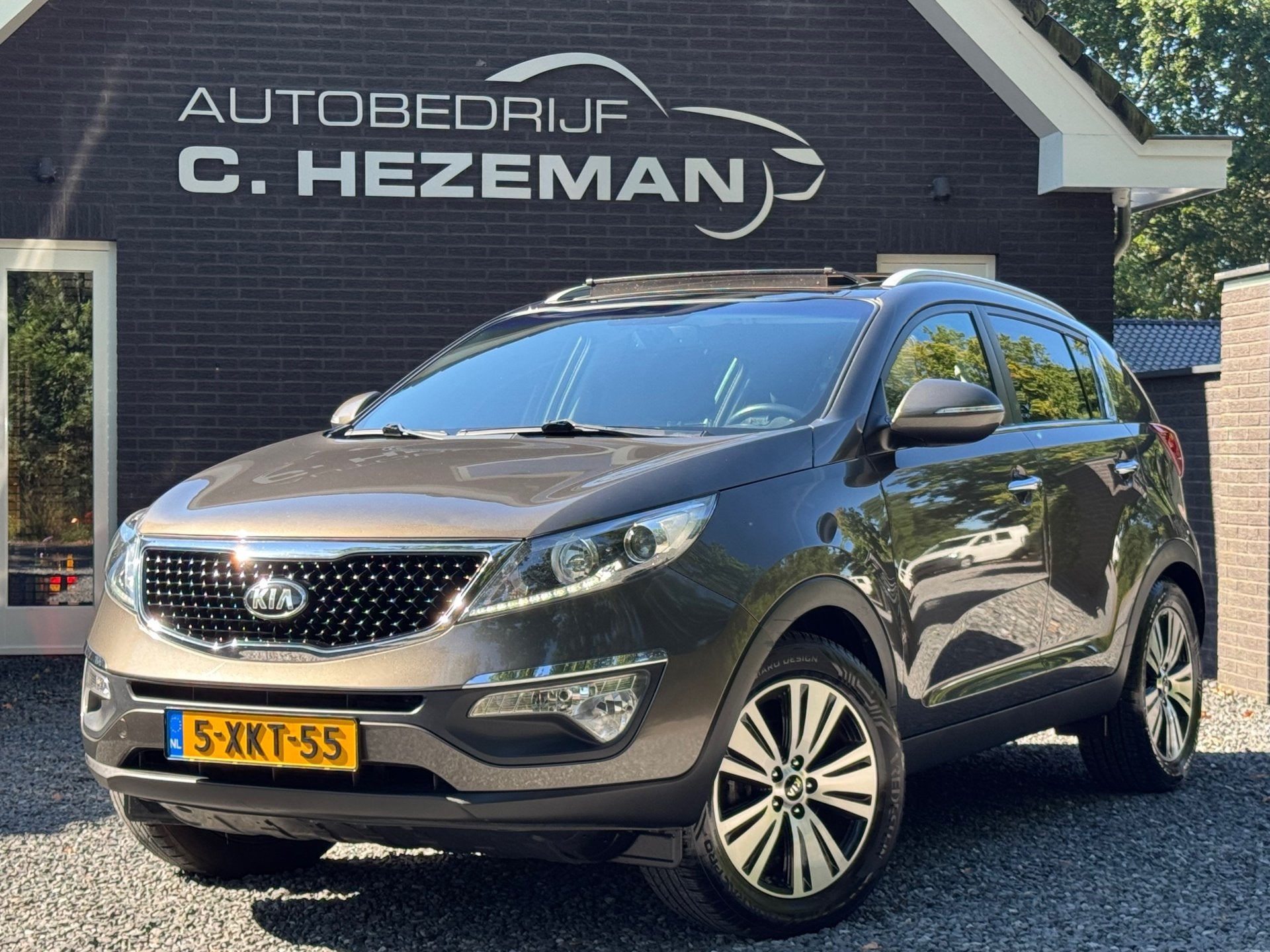 Kia Sportage 2.0 BusinessPlusLine Panormadak Xenon Cruise Co, Auto's, Stof, Gebruikt, Zwart, 4 cilinders
