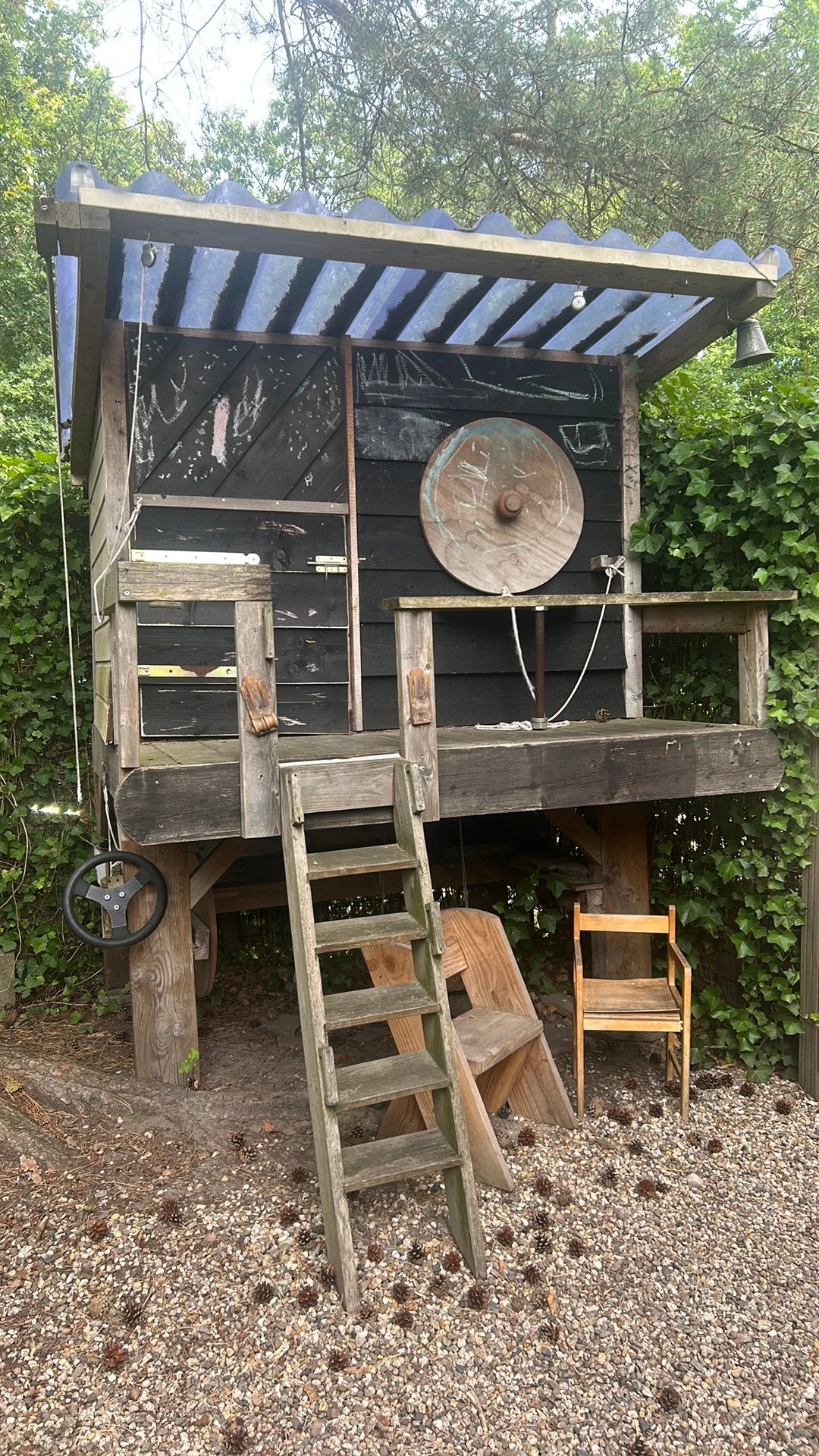 Speelhuisje tuin, Kinderen en Baby's, Speelgoed | Buiten | Speelhuisjes, Ophalen, Zo goed als nieuw, Hout