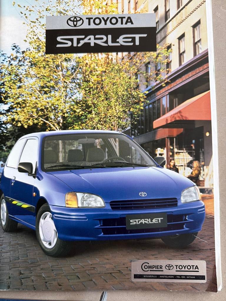 Toyota Starlet brochure, Auto diversen, Handleidingen en Instructieboekjes, Ophalen of Verzenden