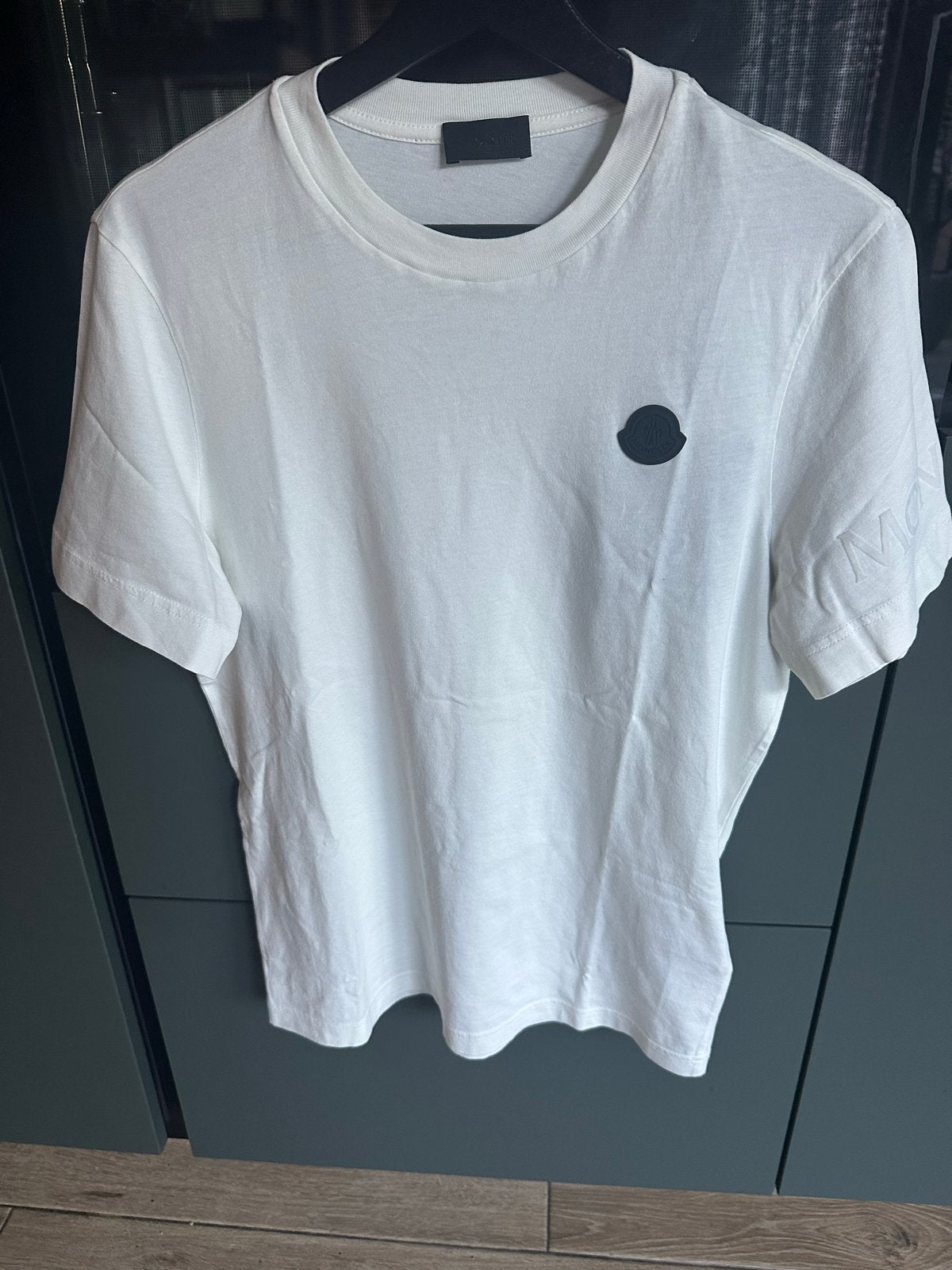 Moncler T-shirt wit maat S, Ophalen of Verzenden, Nieuw, Maat 46 (S) of kleiner, Wit
