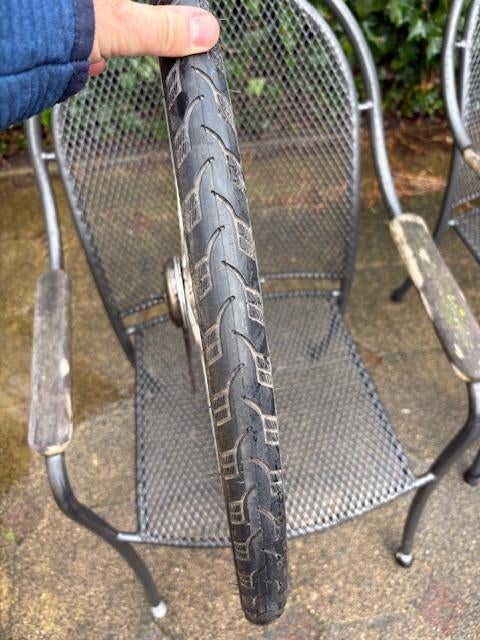 Voorwiel 28 inch van een Giant dames fiets, Fietsen en Brommers, Fietsonderdelen, Ophalen, Gebruikt, Wiel, Giant
