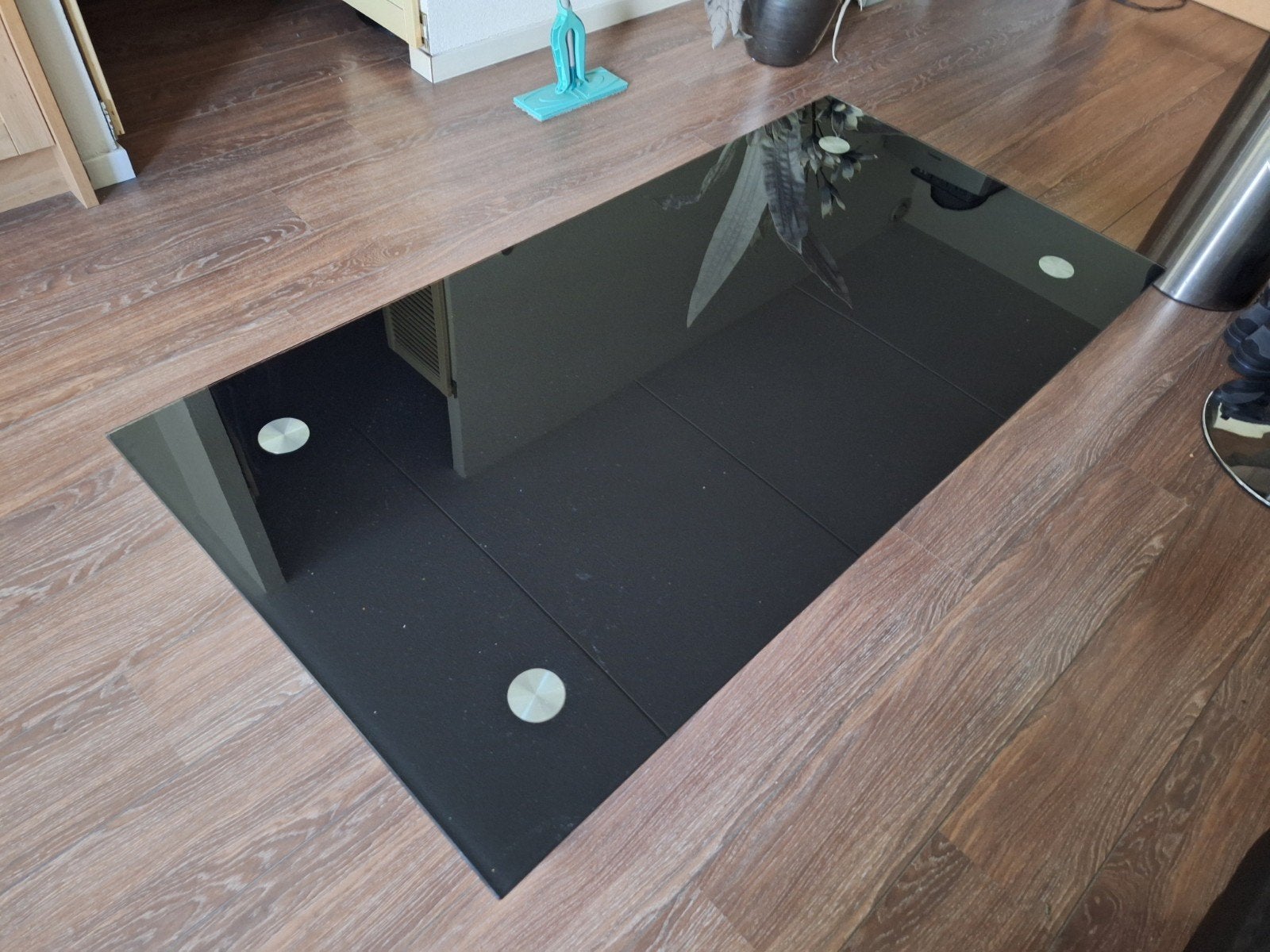 GRATIS Salontafel, Huis en Inrichting, Ophalen, 100 tot 150 cm, 50 tot 100 cm, Glas