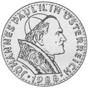 Proof Zilver Oostenrijk 500 Schilling 1988 Paus Joh. Paulus, Ophalen of Verzenden, Oostenrijk, Losse munt, Zilver
