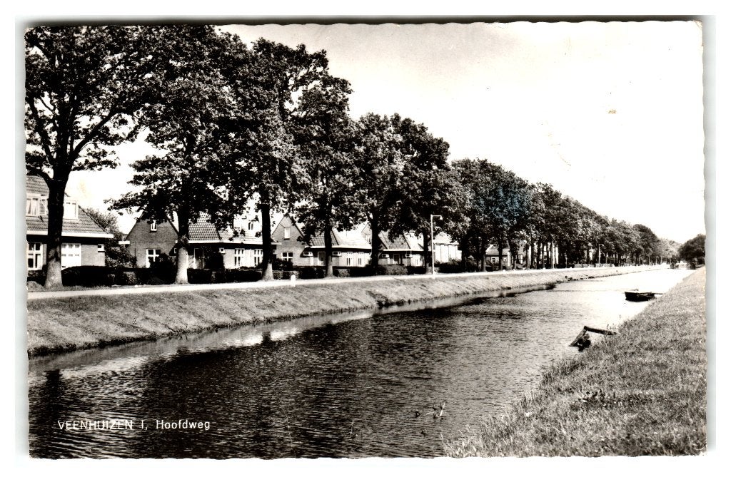 Veenhuizen, Hoofdweg, Verzamelen, Ansichtkaarten | Nederland, Gelopen, Drenthe, 1960 tot 1980, Verzenden
