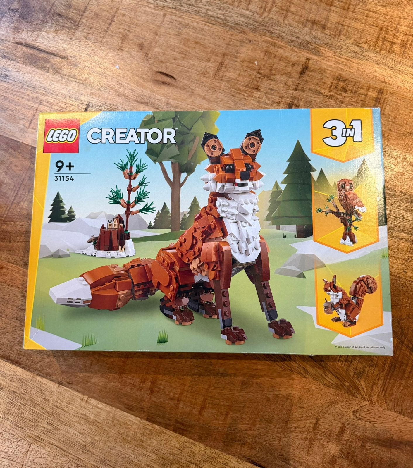 LEGO Creator 3in1 bosdieren: Rode vos - 31154, Ophalen, Meer dan 50 stukjes, Nieuw, 6 jaar of ouder
