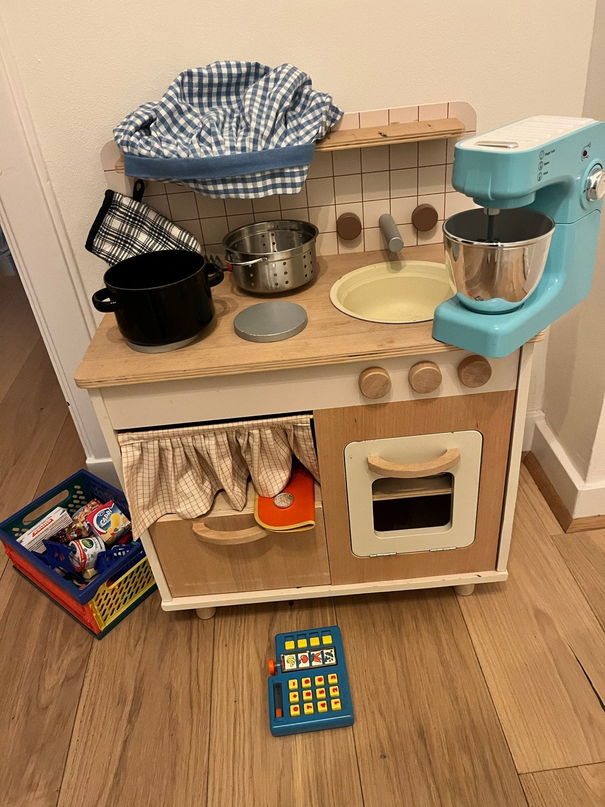 Houten speelkeuken Zara Home met accessoires, Kinderen en Baby's, Ophalen, Gebruikt, Jongen of Meisje