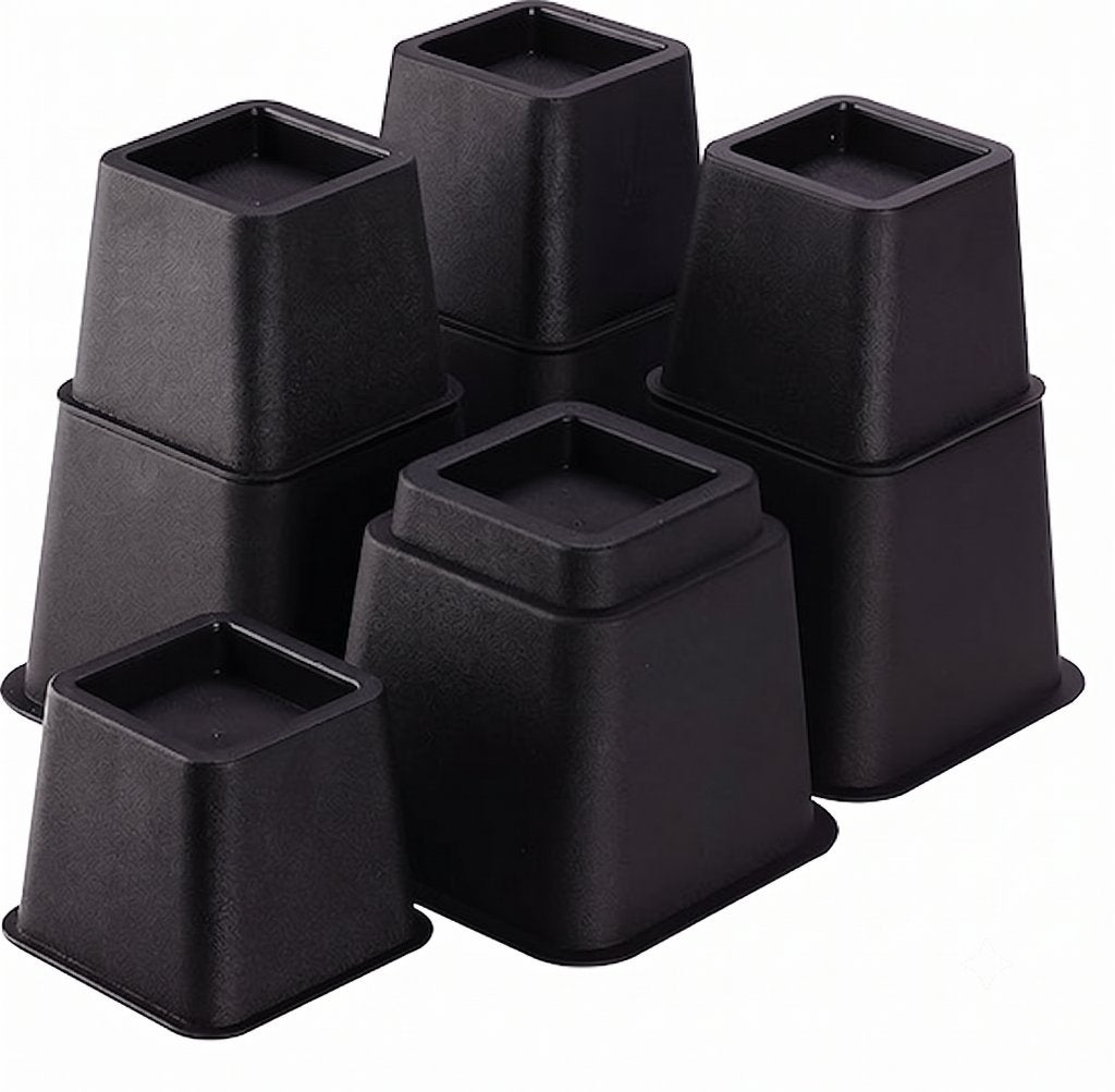 Verstelbare meubelverhogers / bedverhogers 8/13/20 cm, Diversen, Ophalen of Verzenden, Zo goed als nieuw