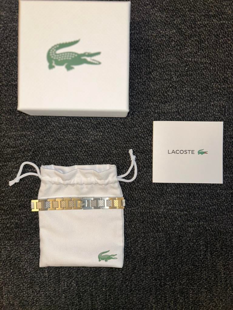 Lacoste armband zilver, Ophalen of Verzenden, Zo goed als nieuw, Zilver