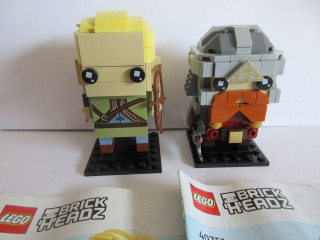 40751 Lego BrickHeadz, Legolas en Gimli, Lord of the Rings, BrickHeadz, Lego, Compleet, Ophalen of Verzenden