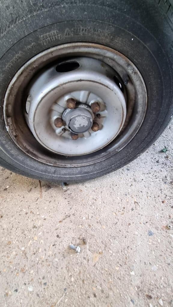 Wiel reservewiel Fiat ducato camper peugeot j5 wiel 14 inch, Verzenden, Gebruikt