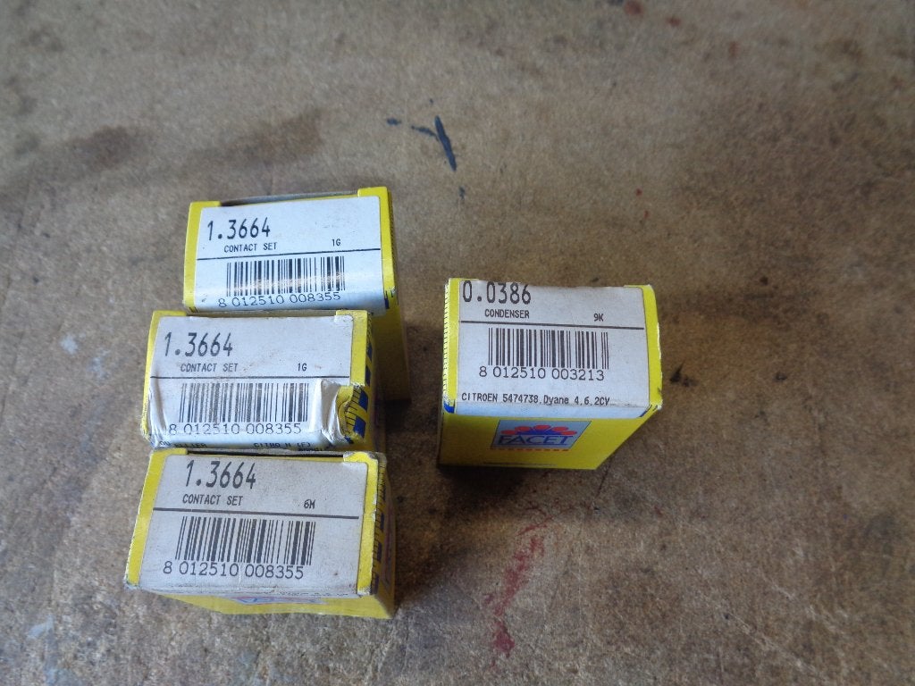 Contactpunten + Condensator Citroën 2CV, Eend, Ophalen of Verzenden, Nieuw, Citroën