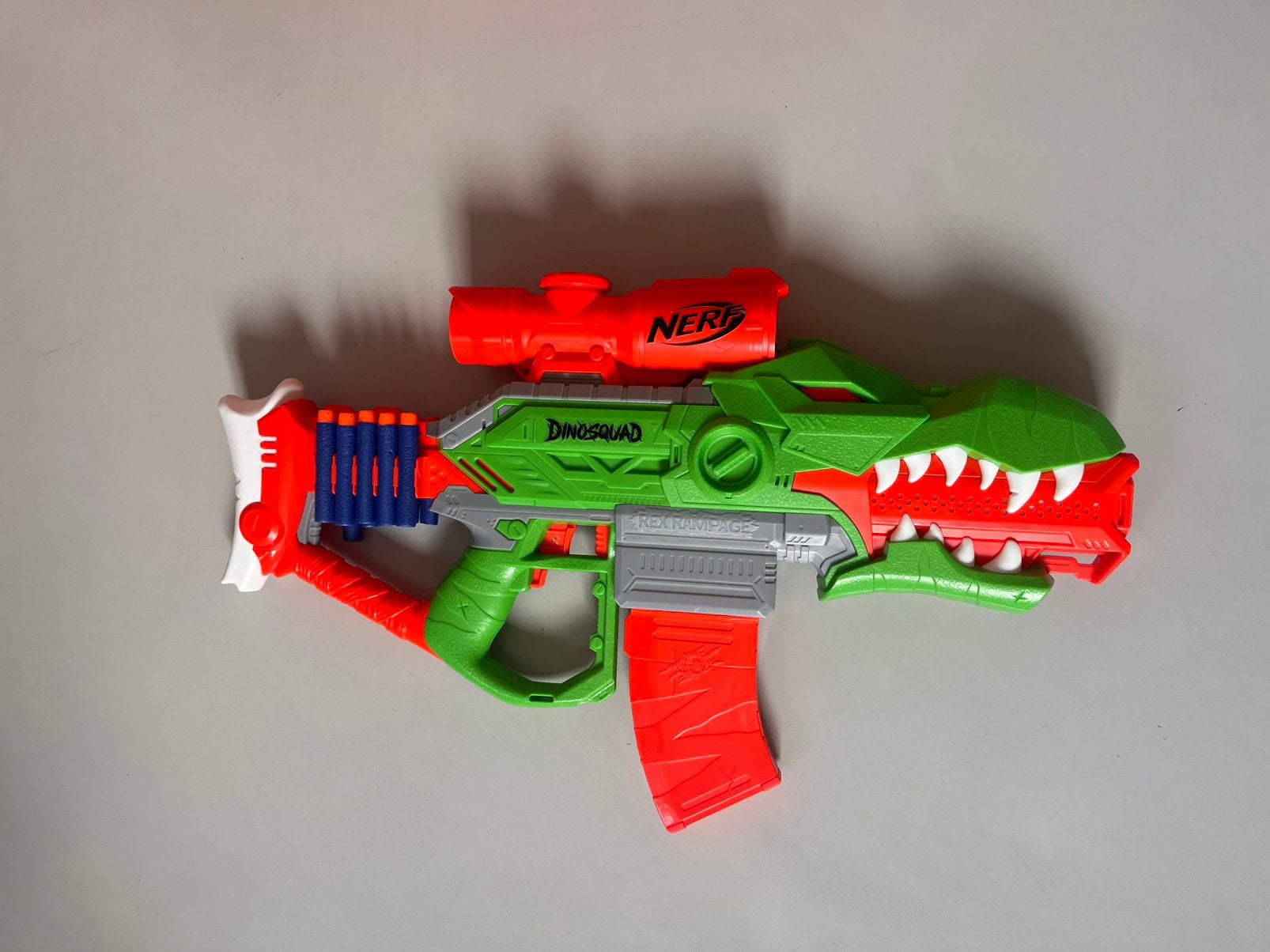 Nerf Dinosquad Rex-Rampage blasted - Groen T-Rex design, Ophalen, Gebruikt