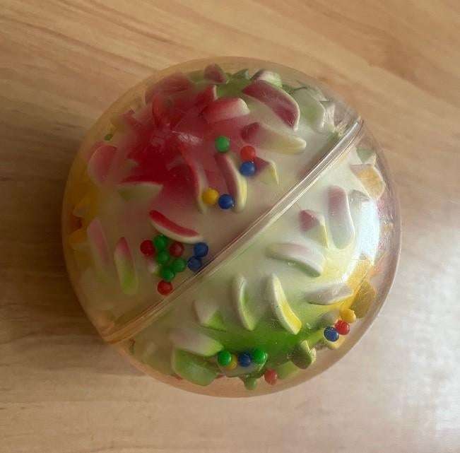 Bol met rammelballetjes, Kinderen en Baby's, Speelgoed | Babyspeelgoed, Ophalen, Gebruikt, Overige typen, Met geluid