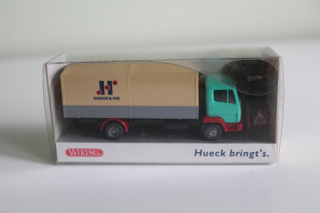Wiking opdrachtmodel van een Mercedes 814 Hueck & Cie, Ophalen of Verzenden, Zo goed als nieuw, Bus of Vrachtwagen, Wiking
