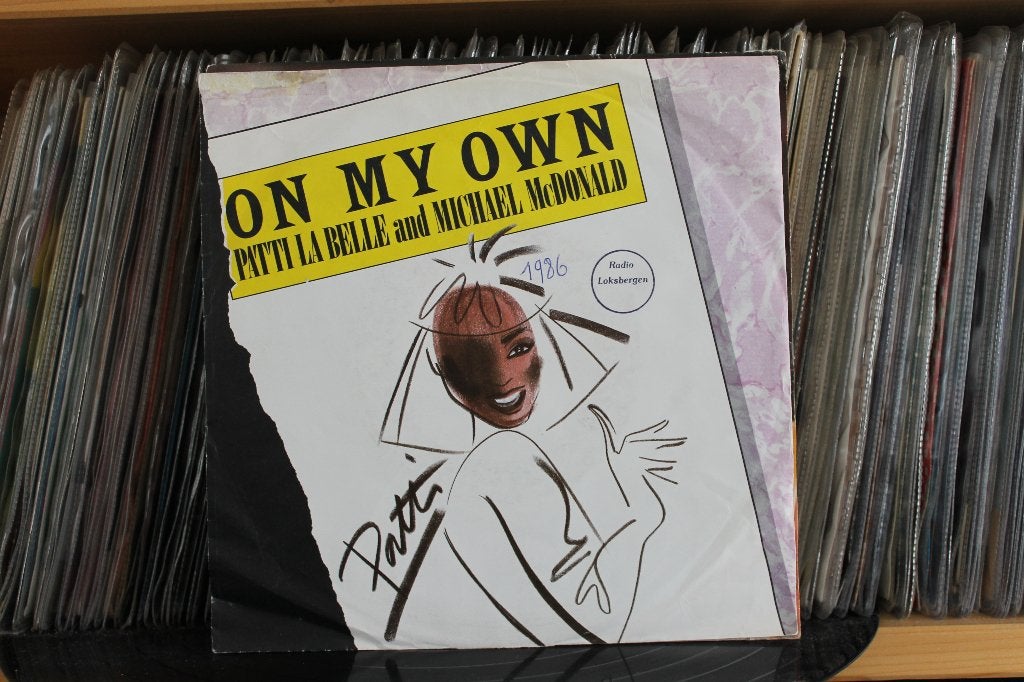 7" Single Patti Labelle and Michael McDonald - On My Own, Gebruikt, 7 inch, Ophalen of Verzenden, Pop