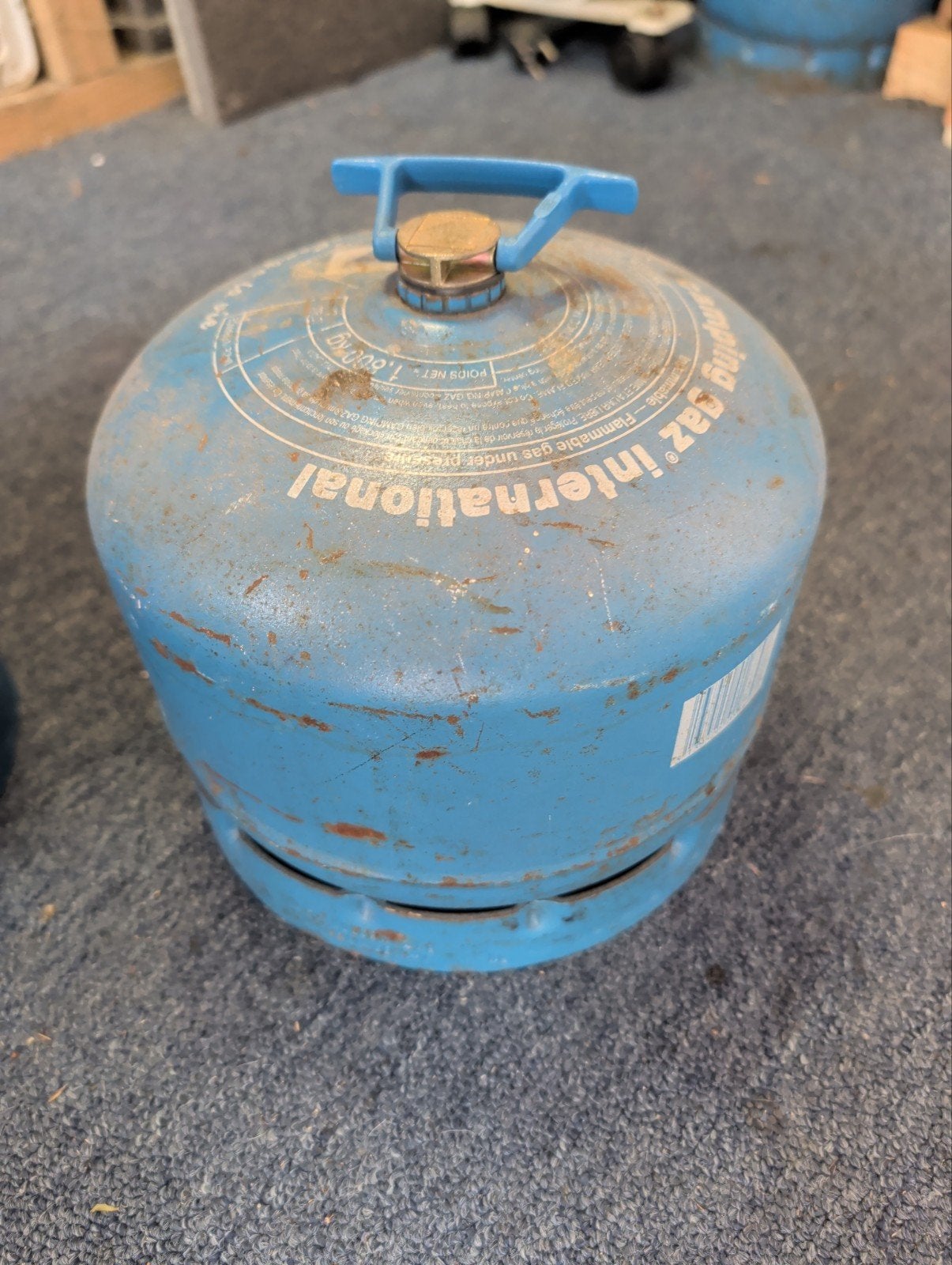 Campingaz gasflessen 1x 904, 1x 901 (leeg), Ophalen, Gebruikt