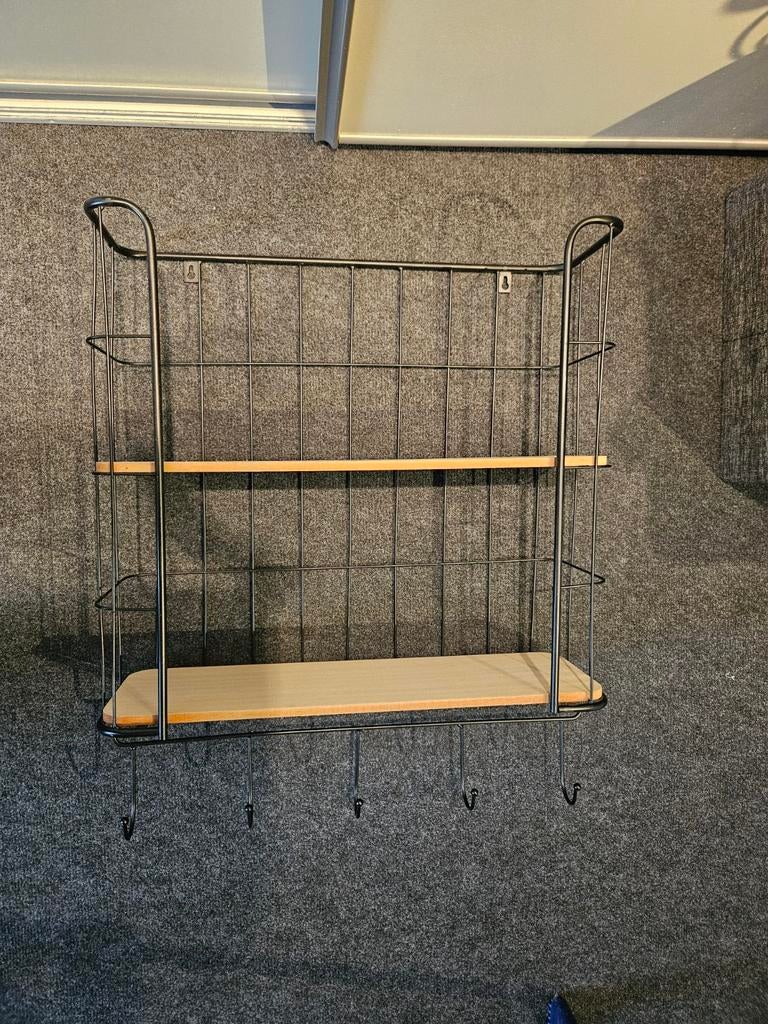 Keukenrekje, Huis en Inrichting, Keuken | Keukenbenodigdheden, Ophalen, Overige typen, Zo goed als nieuw, Zwart