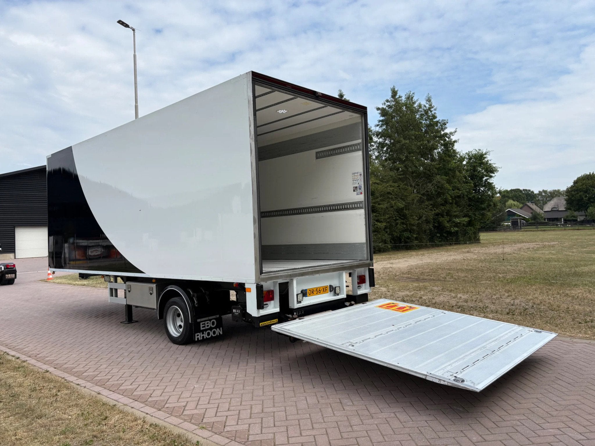 Van Weel OPL 7000 Be oplegger 7 TON met laadklep 2000 kg, Auto's, Vrachtwagens, Bedrijf, Te koop, ABS, Aanhangers en Opleggers