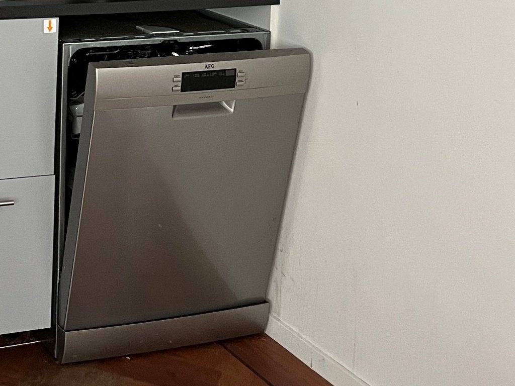 Vaatwasser AEG GHE621CB4, Witgoed en Apparatuur, Vaatwasmachines, Gebruikt, Tussenbouw, 85 tot 90 cm, 45 tot 60 cm, 18 tot 22 liter