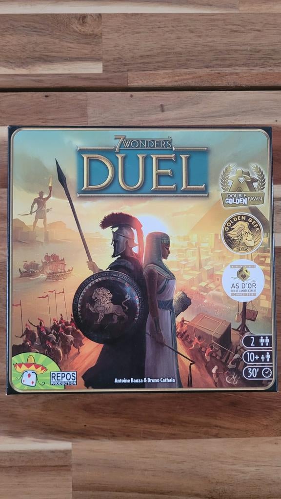 7 Wonders Duel - Zo goed als nieuw, Een of twee spelers, Ophalen of Verzenden, Zo goed als nieuw