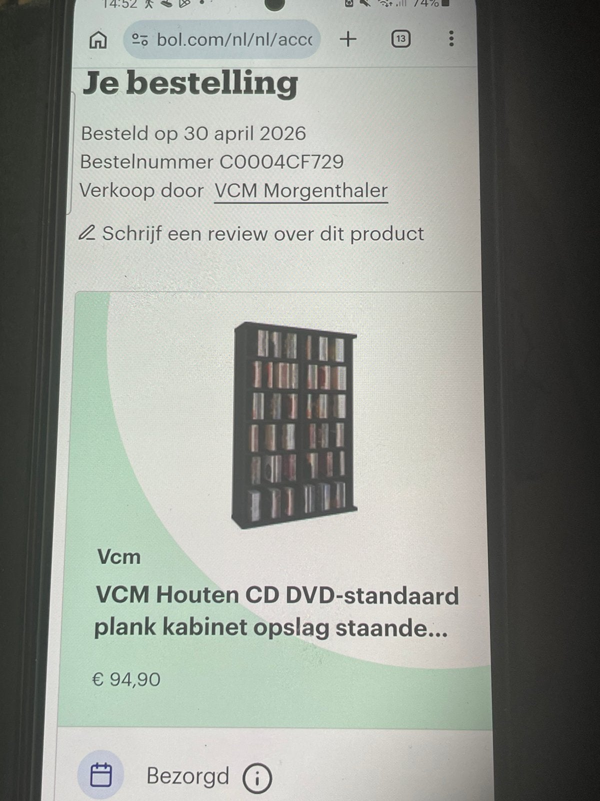 Cd kast nieuw in doos, Ophalen, Zo goed als nieuw