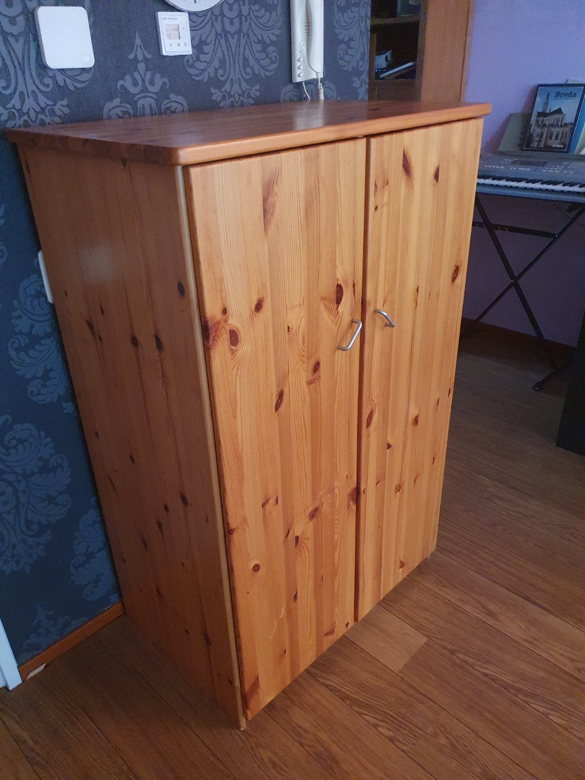 Grenen stevige kast - 85x132x54 cm - Goede staat, Ophalen, Gebruikt