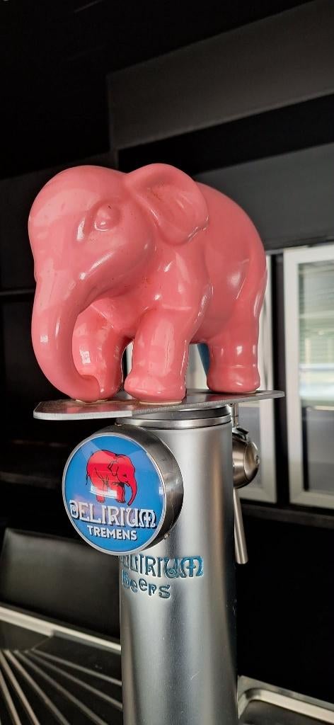 Biertap Delirium met verlichting, Verzamelen, Biermerken, Gebruikt, Overige typen, Overige merken, Ophalen
