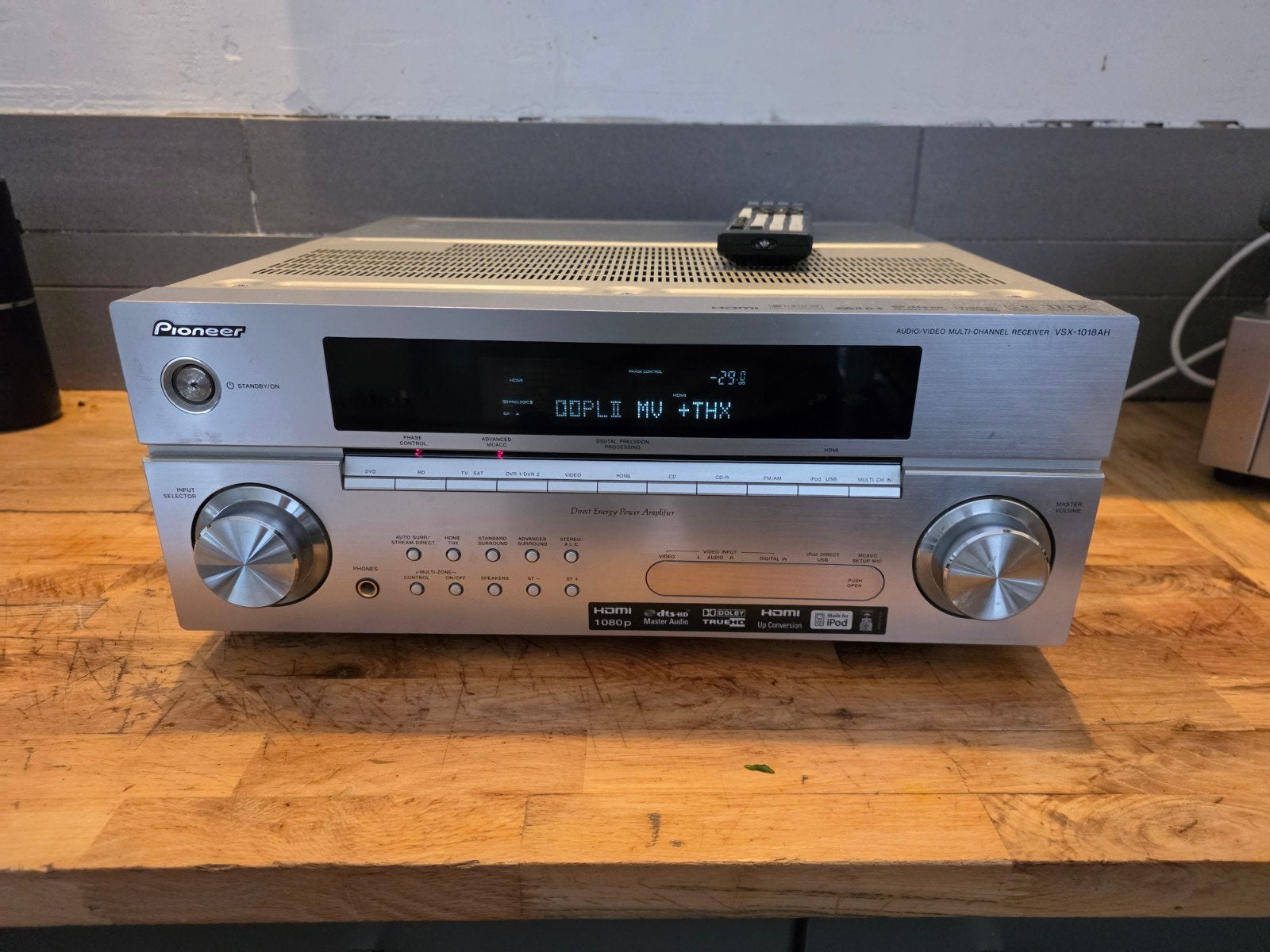 pioneer VSX-1018AH, Audio, Tv en Foto, Gebruikt, Ophalen of Verzenden, Pioneer, 120 watt of meer