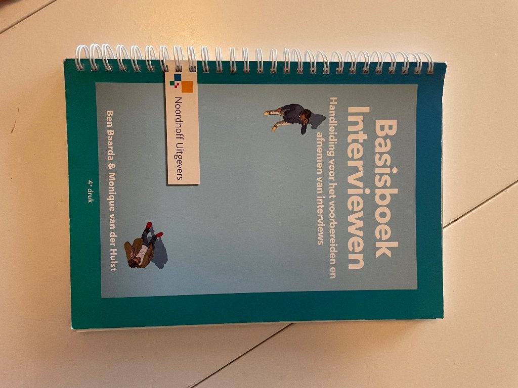 Basisboek Interviewen, Boeken, Ophalen of Verzenden, Beta, Zo goed als nieuw, HBO