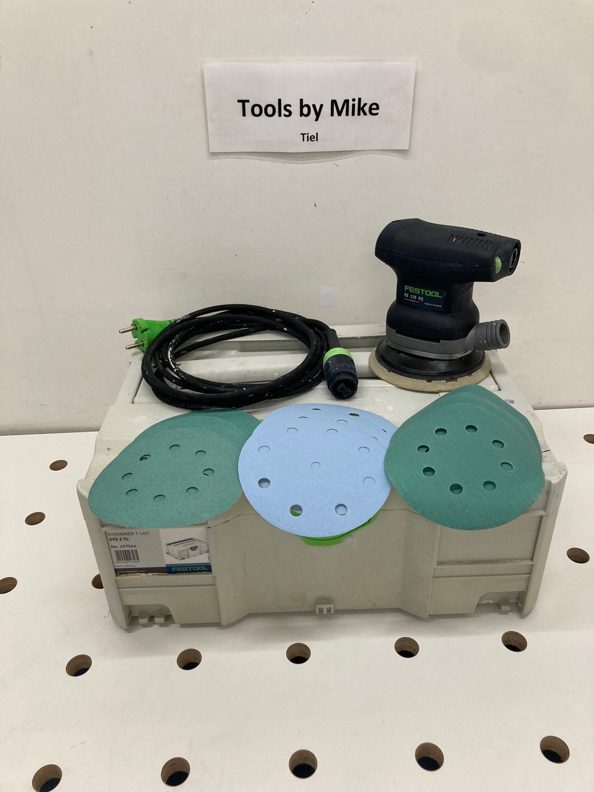 Festool ets125eq schuurmachine, Ophalen, Minder dan 600 watt, Excentrische schuurmachine