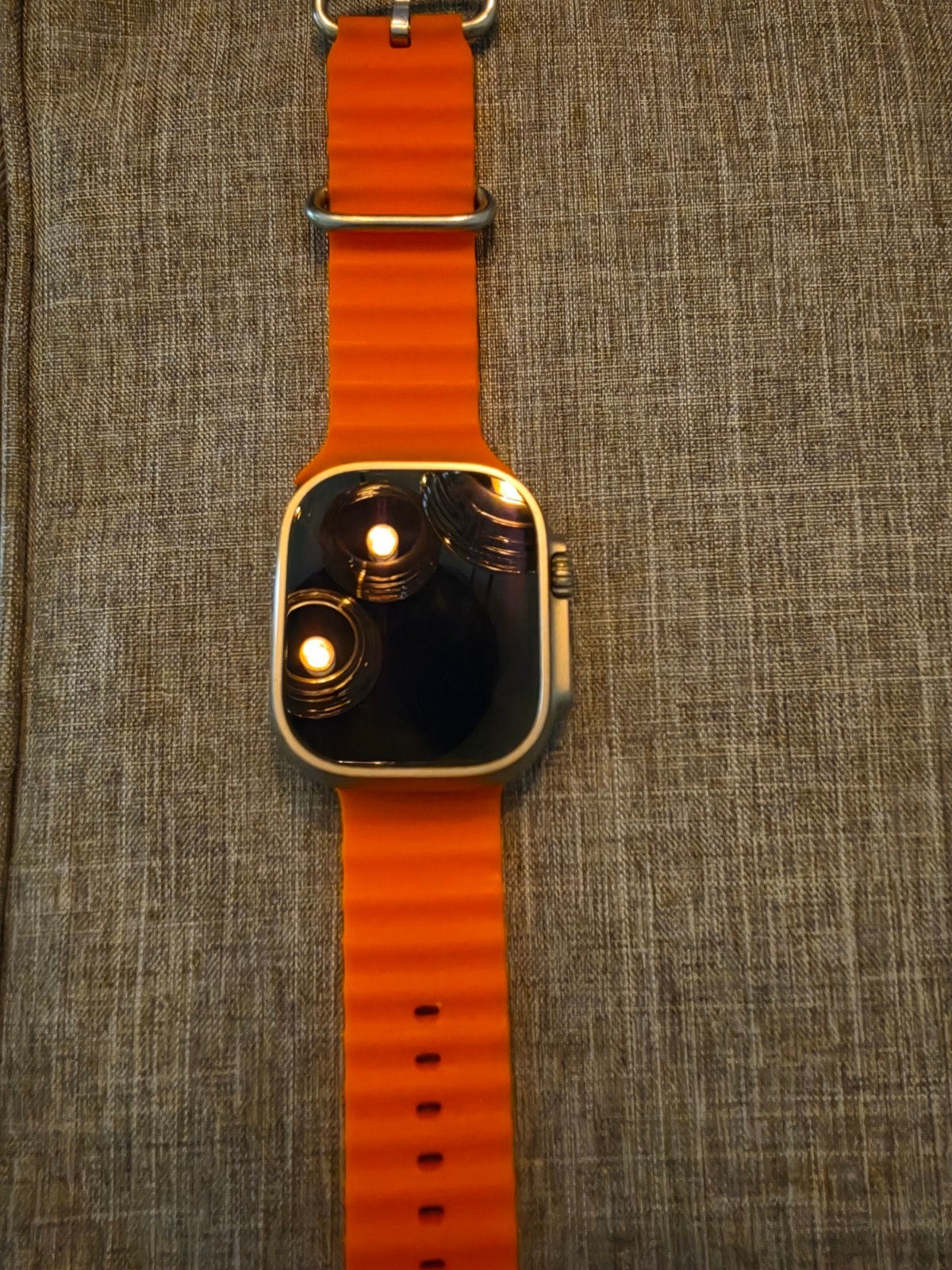 Apple Watch Ultra 2 - Origineel en Zo Goed als Nieuw, IOS, Oranje, Ophalen of Verzenden, Zo goed als nieuw