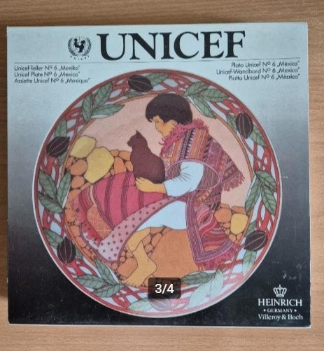 Bord Unicef nr. 6 Mexico - Heinrich - Villeroy & Boch, Verzenden