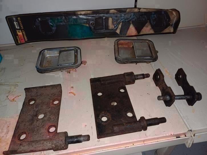 Veerplaten deurklinken shackle  jeep cj cj7 cj5 yj, Auto-onderdelen, Ophalen of Verzenden, Jeep
