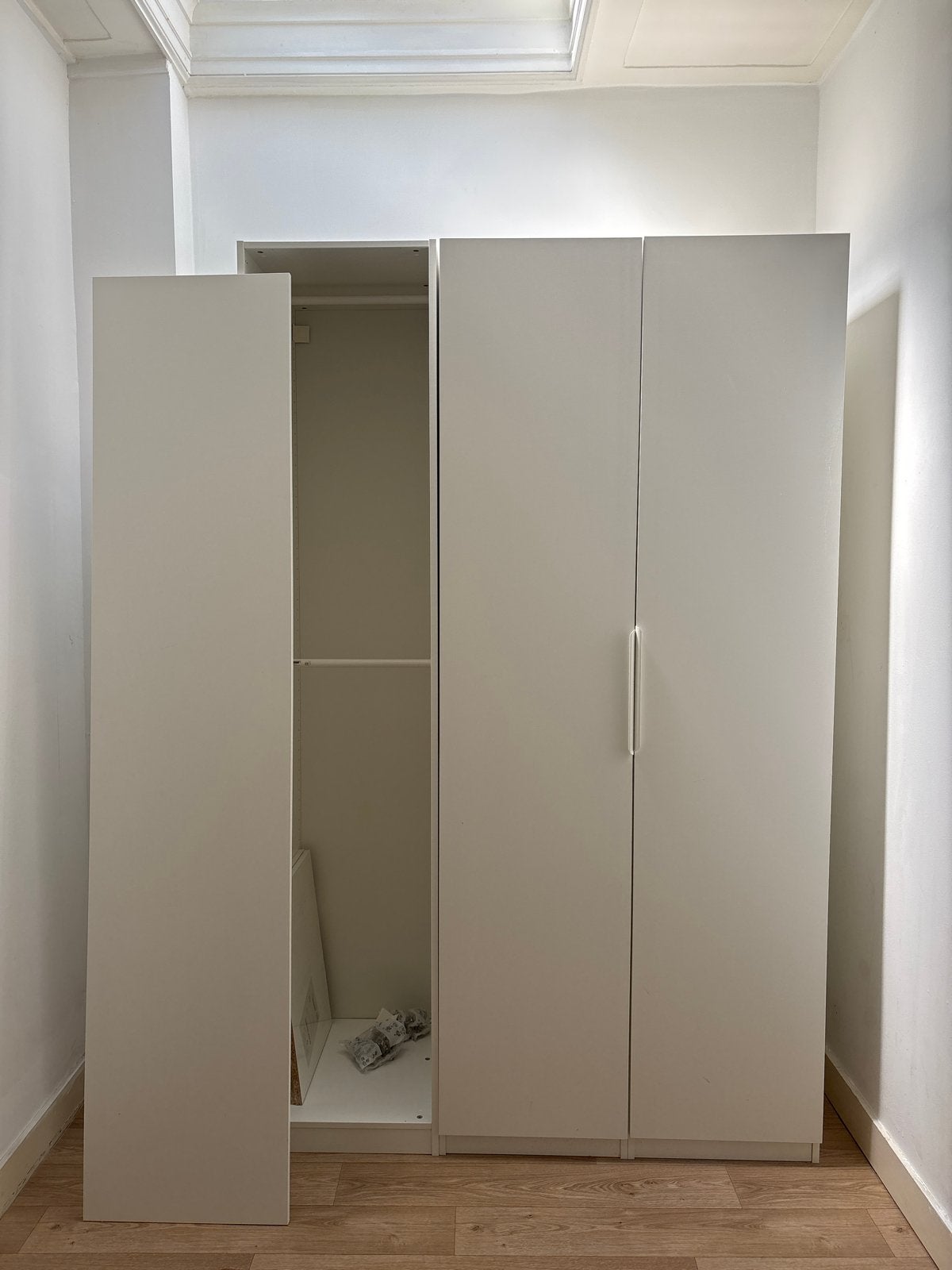 IKEA PAX Kledingkast - Wit,  150 cm breed, Ophalen, 100 tot 150 cm, 200 cm of meer, Zo goed als nieuw