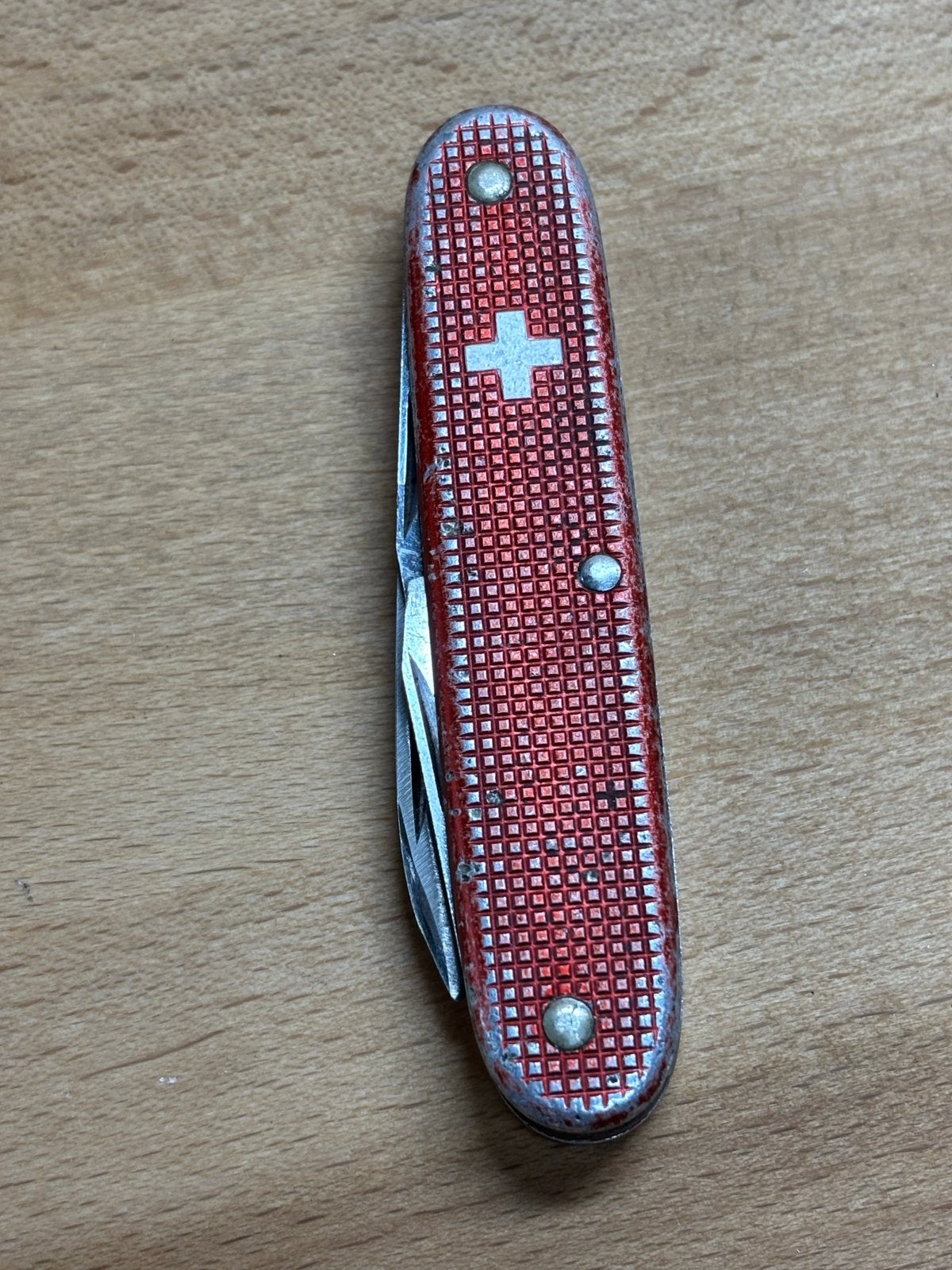Victorinox ELINOX Zwitsers zakmes - Rood Alox, Ophalen of Verzenden, Gebruikt