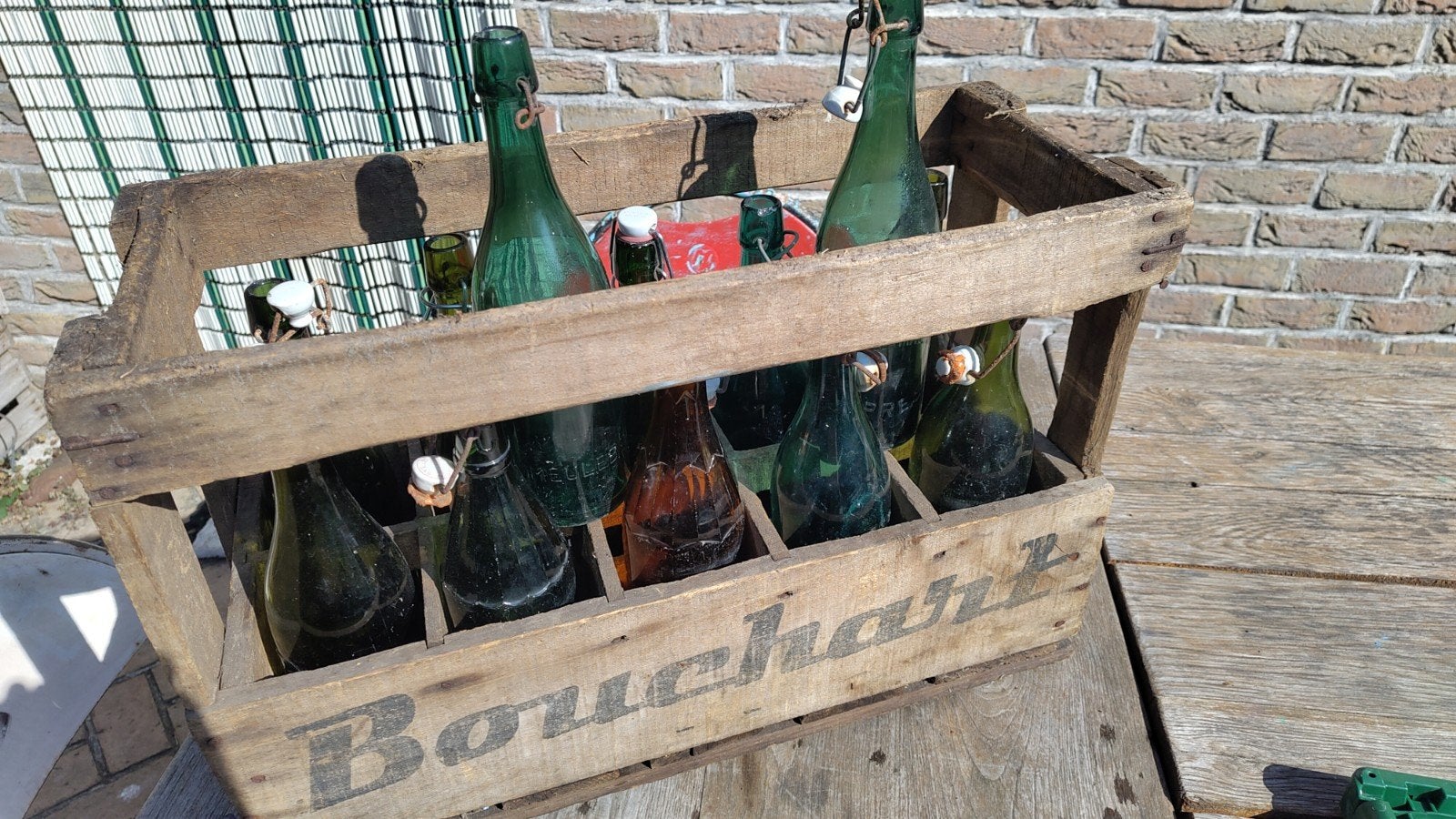 bierkrat met oude bierflessen, Verzamelen, Ophalen, Overige typen