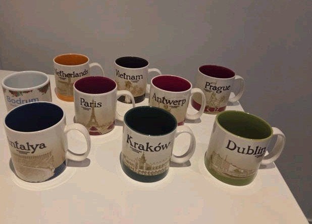 Starbucks mokken, Ophalen, Nieuw, Overige stijlen, Kop(pen) en/of Schotel(s)