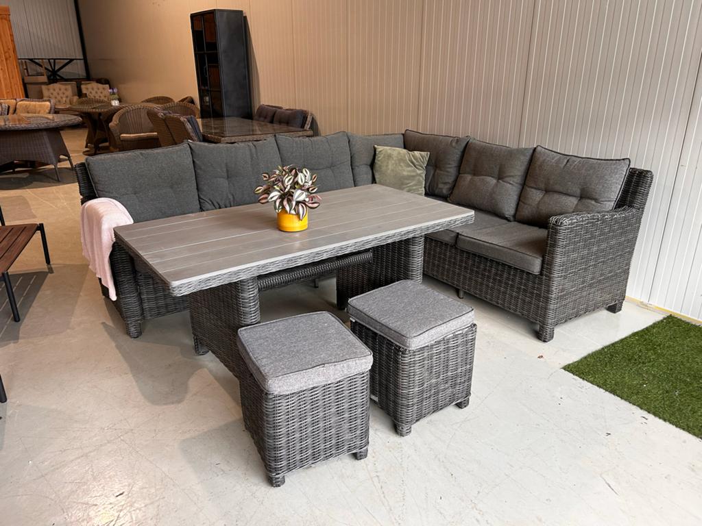 Garden Impressions Dining Loungeset - Zo goed als nieuw, Tuin en Terras, Tuinsets en Loungesets, ., Bank, Meer dan 8 zitplaatsen