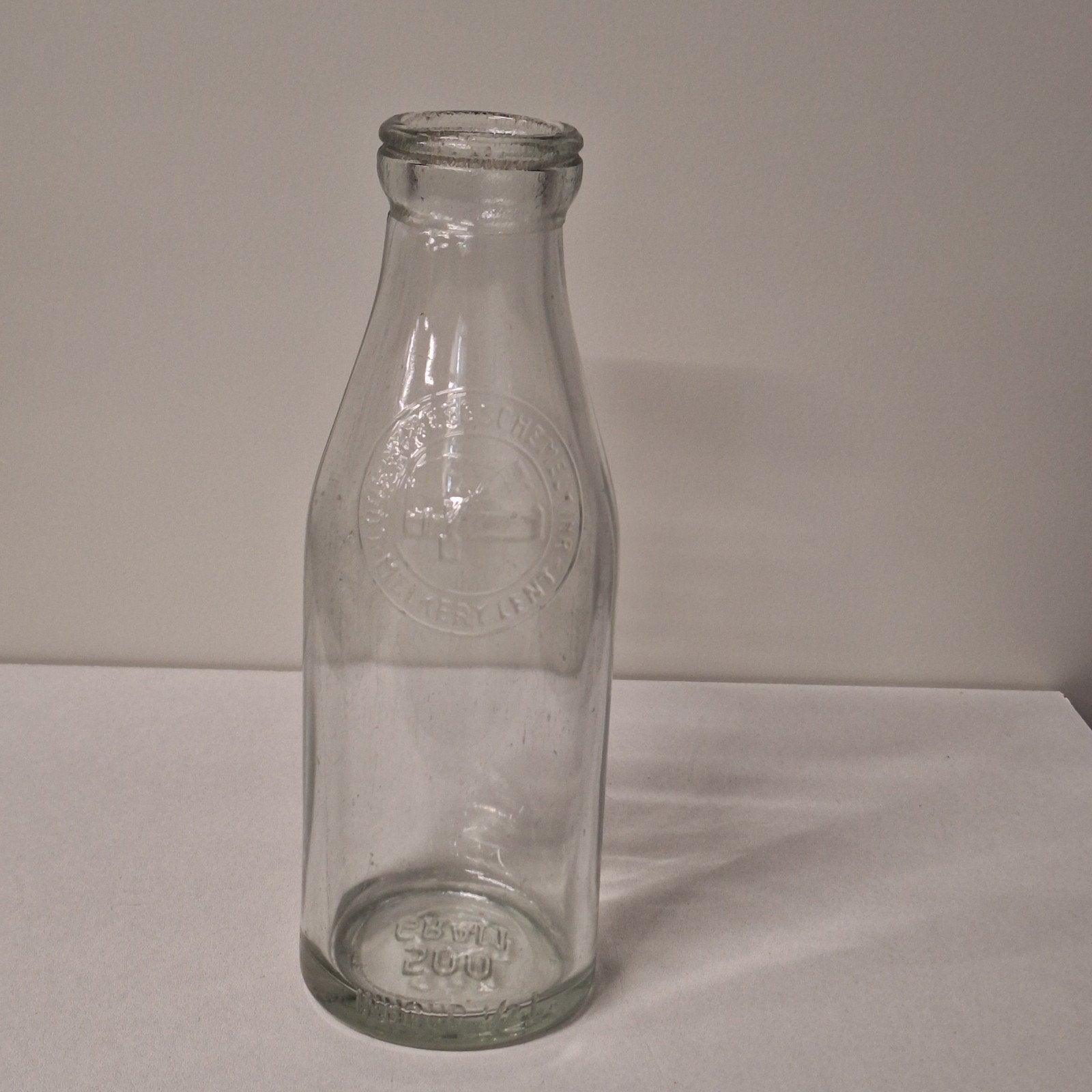 Vintage melkfles 0,5 liter - Coöp. Melkbedrijf Lent, Verzenden
