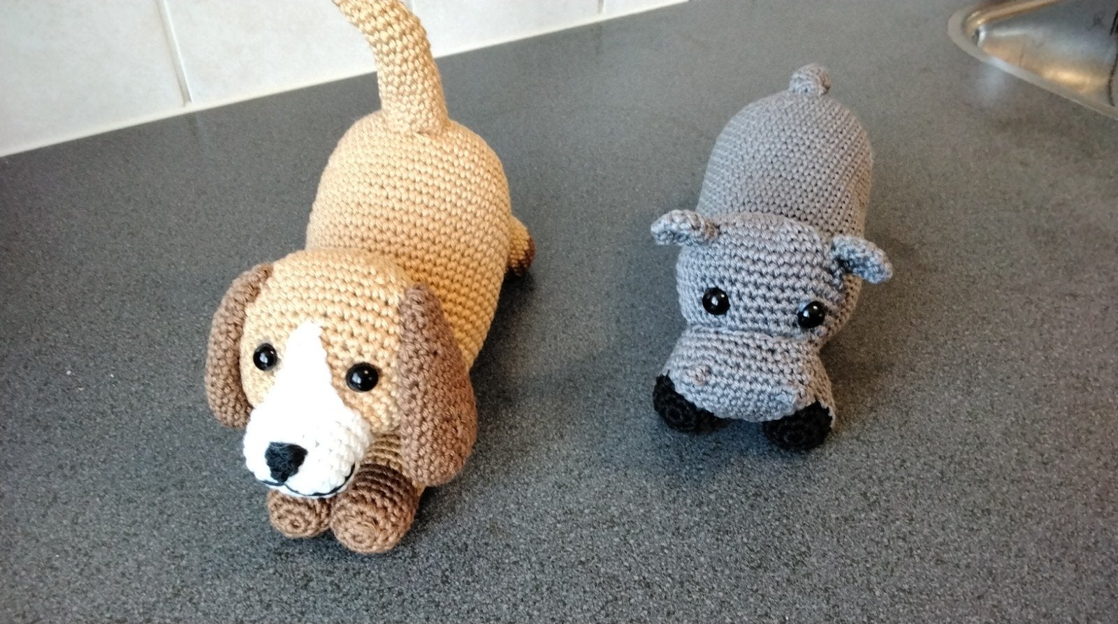 gehaakte knuffels  deurstopper, Ophalen of Verzenden, Nieuw, Haken, Overige typen