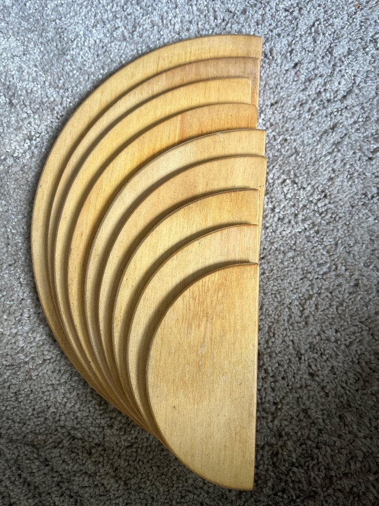 Grimm's - Houten Halve Cirkels - Naturel, Ophalen of Verzenden, Gebruikt, Overige typen