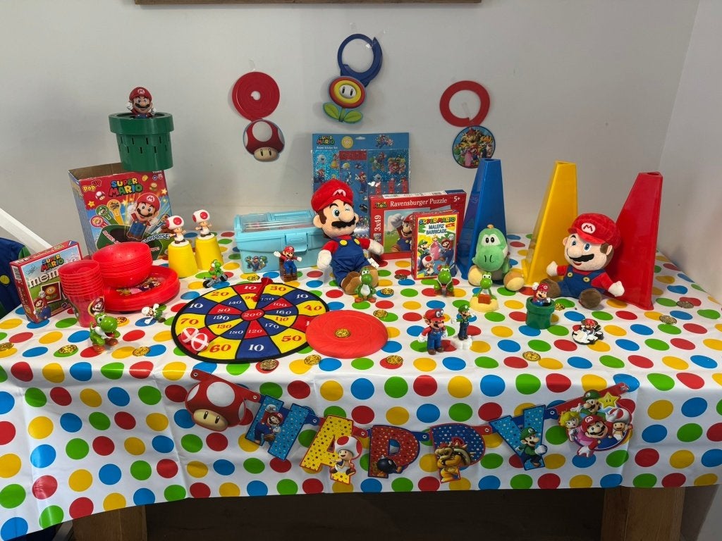 Themakist kinderfeestje Supermario, Ophalen, Nieuw, Verjaardag