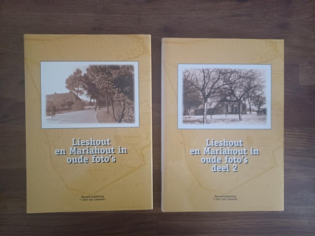 2 Boeken Lieshout en Mariahout in oude foto's deel 1 en 2, Ophalen, 20e eeuw of later, Zo goed als nieuw