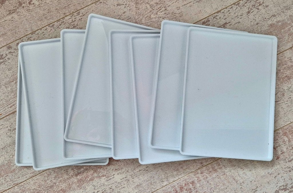 IKEA KUGGIS deksels wit 26x35 cm | 8 deksels, Huis en Inrichting, Woonaccessoires | Kisten, Zo goed als nieuw, 5 – 50, Minder dan 50 cm